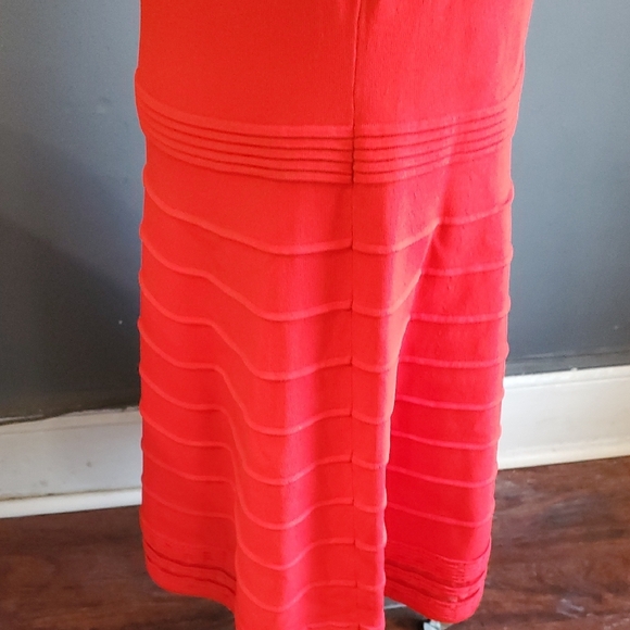 Ralph Lauren Scarlet Red  Midi Dress - Picture 6 of 15